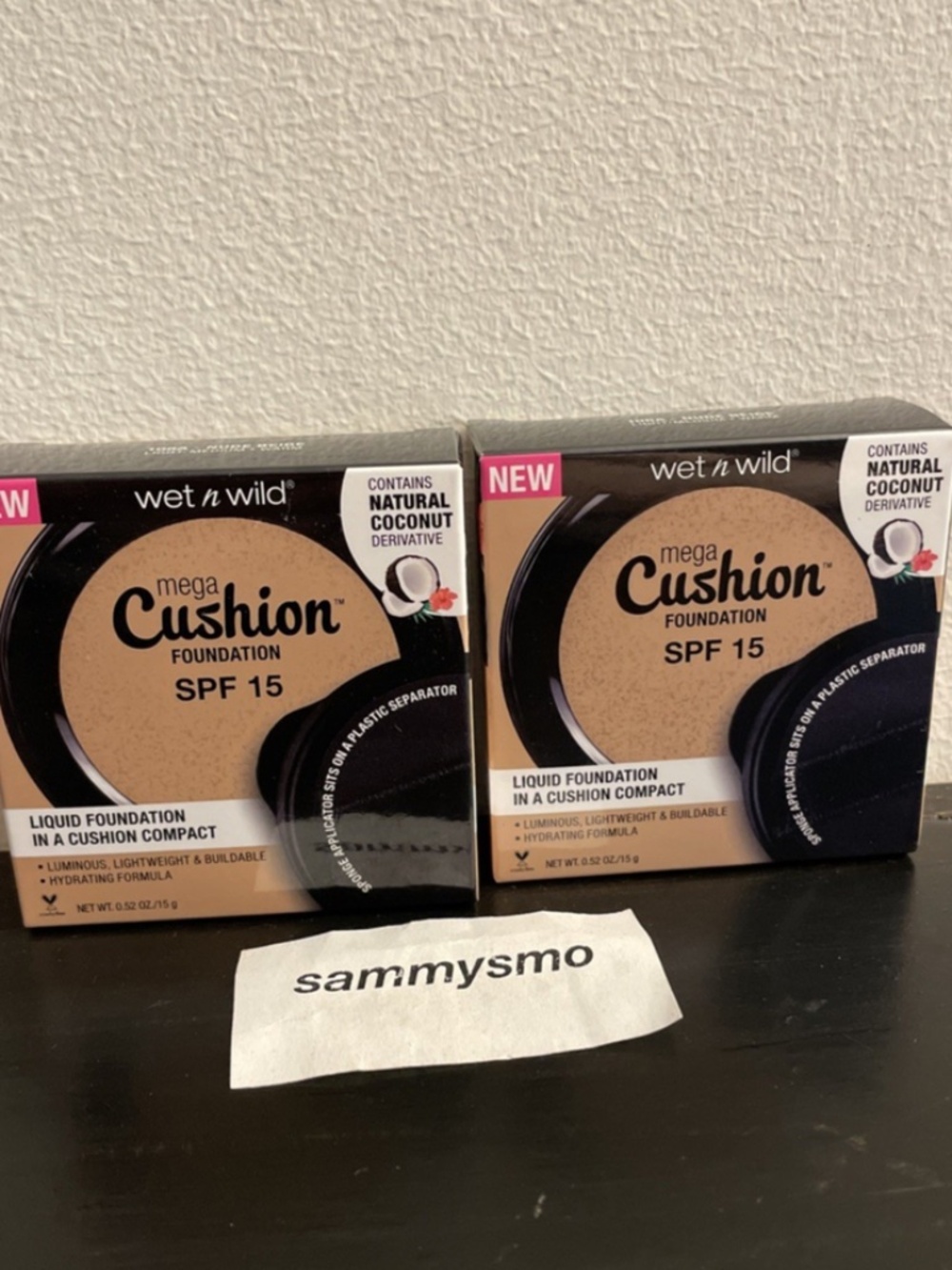 Wet n Wild Mega Cushion Foundation # 108A Nude Beige, x2 exp 2019